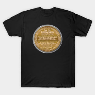 The Ten Commandments golden coin T-Shirt